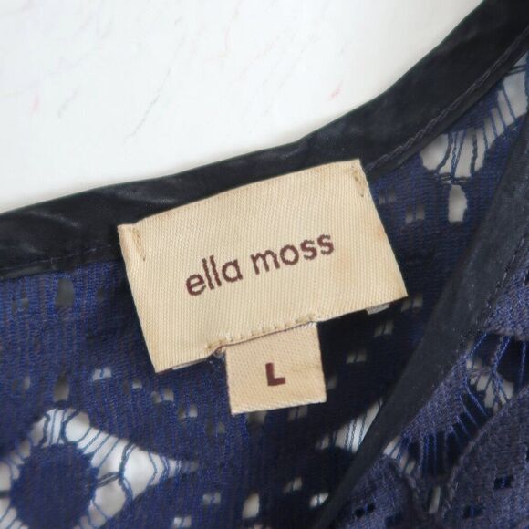 Ella Moss Lace Detail Shift Dress - Size Large - Picture 7 of 9